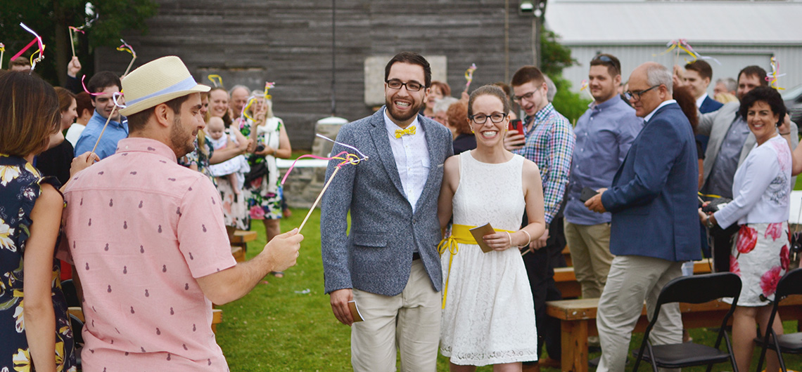 Un mariage célébré à La Grande Ferme