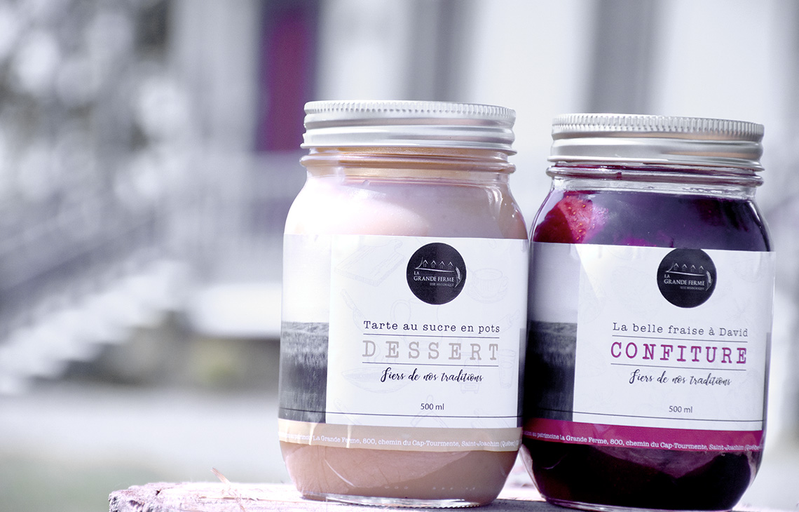 Confitures et produits du terroir confectionnés sur place